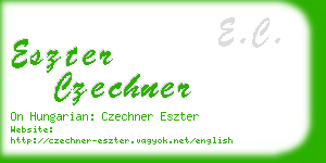 eszter czechner business card